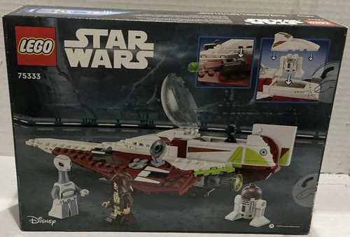 LEGO Star Wars Obi-Wan Kenobi’s Jedi Starfighter (75333) 282 Pcs 7+ New - Photo 2 sur 2