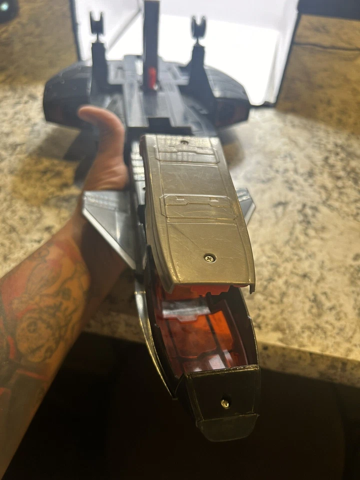 G.I. Joe Rise Of Cobra Night Raven Big Jet Plane 2008 luces sonidos, conversación de voz Foto 3 de 4