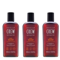 American Crew Daily Cleansing Shampoo 250 Ml - 3Er Set