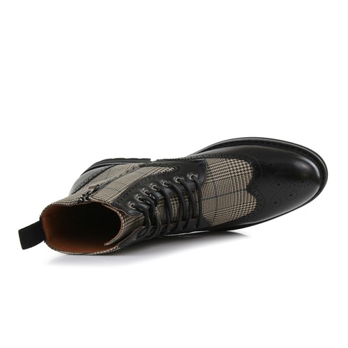Botas de vestir Polar Fox MANCHESTER clásicas de estilo occidental con punta de ala para hombre - Imagen 9 de 27