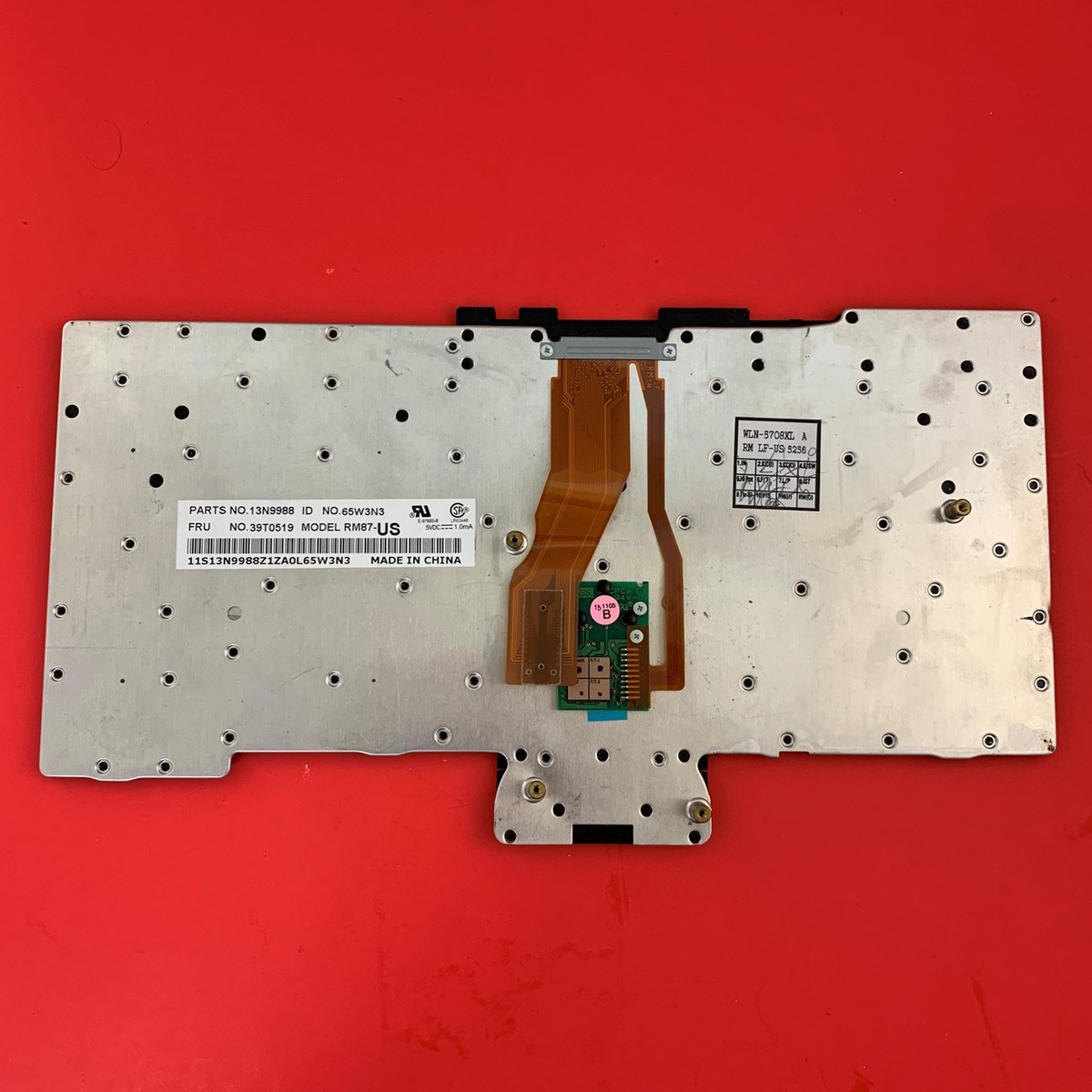 IBM Lenovo Thinkpad T43 T42 Genuine Laptop Keyboard RM87-US IBM Lenovo Thinkpad T43 T42 Genuine Laptop Keyboard RM87-US