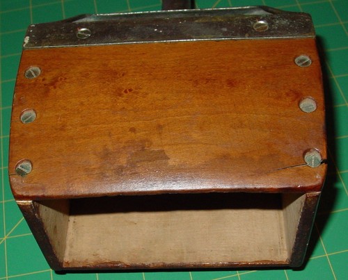 Antike Holz Butterform Nickel Messing Stempel Doppel Blumenstrauß Bankett Presse - Bild 3 von 24