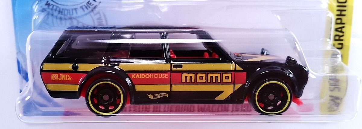 Hot Wheels '71 Datsun Bluebird 510 Wagon MOMO Yellow Kroger