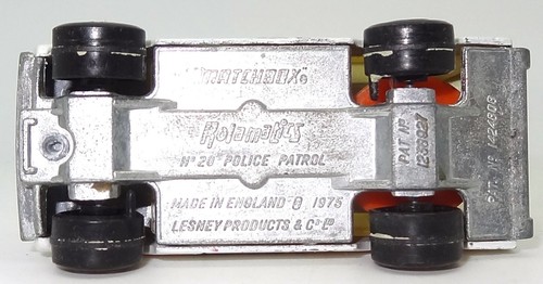 LESNEY MATCHBOX NO. 20 - POLICE RANGE ROVER - NR. MINT - Picture 3 of 3