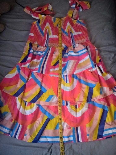 Plus Size Elastic Mini Print Sleeveless Dress - Picture 7 of 7