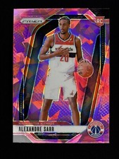 2024-25 Panini Prizm Alexandre Sarr RC Pink Ice Prizm #264 Washington Wizards
