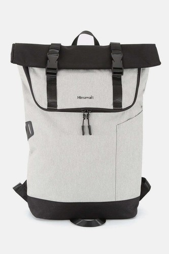 Himawari Contrast Waterproof Canvas Backpack Bag - 第 2/15 張圖片