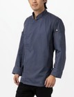 New Chef Works Hartford Jacket Coat Longsleeve Blue 3Xl Bclz008 Uniform Men's