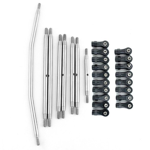 Eslabón de dirección de metal y varilla de enlace de chasis para 1/10 RC arrastre axial RBX10 Ryft 4x4 - Imagen 12 de 22