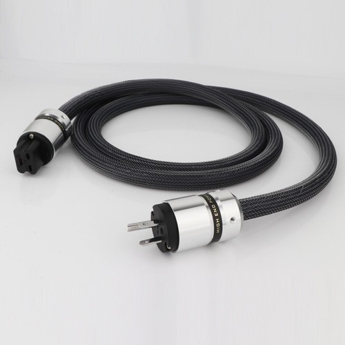 Cable de alimentación de audio de alta fidelidad EE. UU. UE Schuko OCC cable de alimentación con enchufe de cubierta de aluminio 20A - Imagen 5 de 10