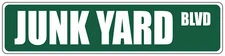 Green Aluminum Weatherproof Road Street Signs Junk Yard Home Decor Wall