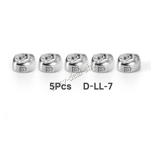 5pcs Dental Kids Primary Molar Crown Stainless Steel Pediatric 48 Sizes Dentist - Picture 15 of 57