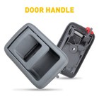 2 Pcs Inside Interior Door Handle For Toyota Tercel For 1991-1999 Car Auto Parts (For: Toyota Tercel)