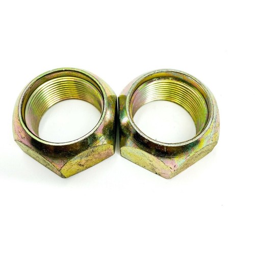 2 pcs Brass Lug Wheel Hex Nut, 1 UNC Size, 1-in Inner Diameter - Picture 2 of 5