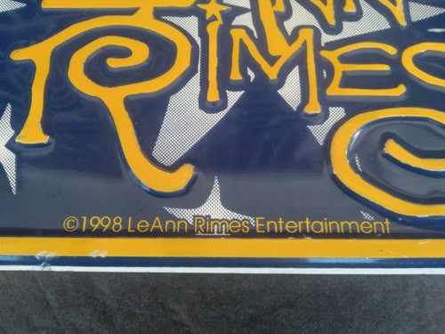 LeAnn Rimes 1998 vintage tocador de metal placas música country - Imagen 2 de 8