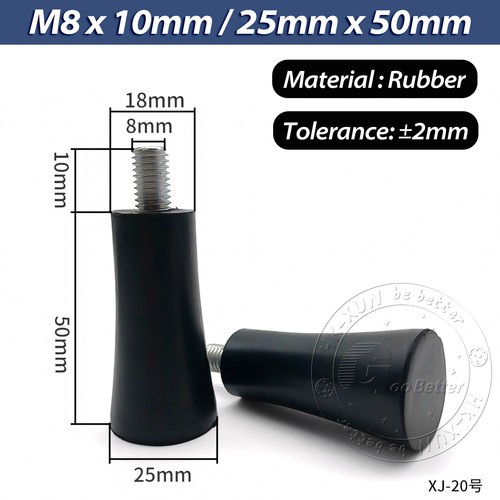 M6 M8 M10 Rubber Adjustable Feet Screw Leveling Table Foot Machine Furniture Leg - Picture 26 of 65