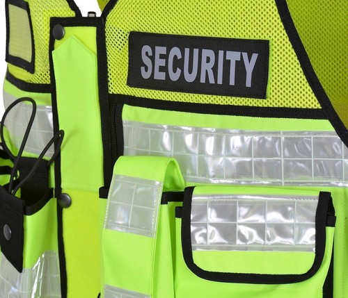 Hi Viz Orange Tactical Vest Security Enforcement CCTV, Dog Handler, Press, Event - Picture 7 of 12