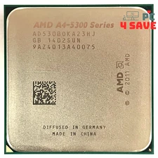 AMD A4-5300B 3.4GHz 2-Core Socket FM2 Desktop CPU Processor AD530BOKA23HJ 65W