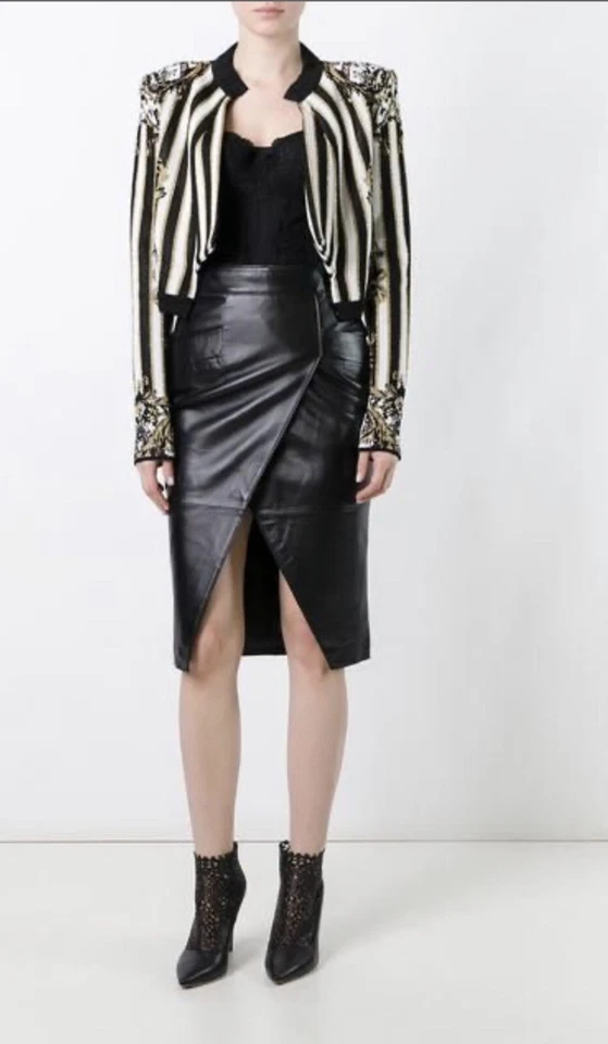 Balmain Patterned Baroque Cropped Jacket - Bild 2 von 4