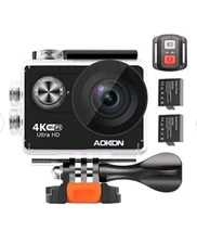 AOKON Action Camera 4K WiFi H.264 Ultra HD Sports Cam Waterproof Remote Control
