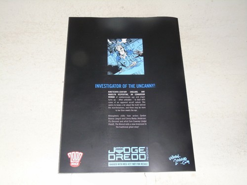 JUDGE DREDD THE MEGAZINE - Series 4  No 427 - Date 01/2021 & Mini Comic & POSTER - Picture 9 of 9