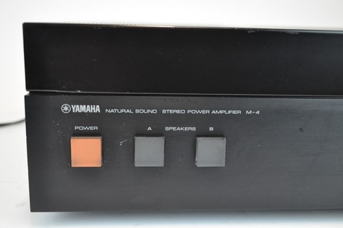 Vintage Yamaha M-4 Stereo Power Amplifier - Picture 2 of 20