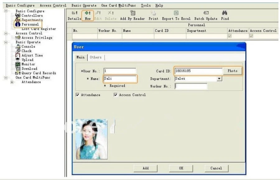 WG2001 RS485/232 COM Port 1 Door 20K Users 100K Records Access Controller Board - Picture 9 of 13