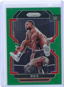 2022 PANINI PRIZM WWE BIG E GREEN PRIZM # 117