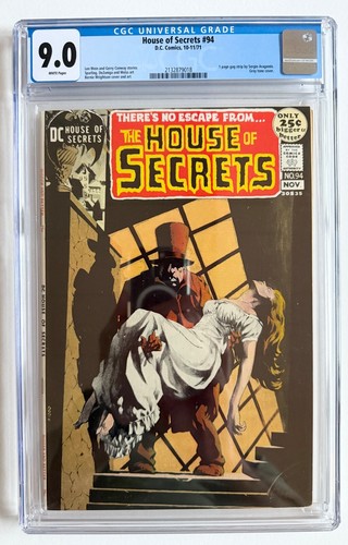 The House Of Secrets #94 CGC 9.0 DC 1971 Bronze Horror Wrightson