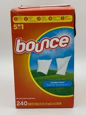 Bounce Dryer Sheets, Outdoor Fresh, 240 Count, Laundry 240 Count (Pack of 1) 