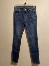 Old Navy Girls High-Rise Rockstar Super Skinny Jeggings Adjustable Jeans Size 12