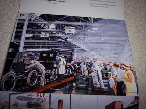 FORD MOTOR COMPANY 100 YERAS POSTCARD SET   #15 - Picture 5 of 11