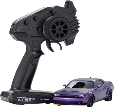 Kyosho MINI-Z AWD Challenger SRT Hellcat Purple Ready Set