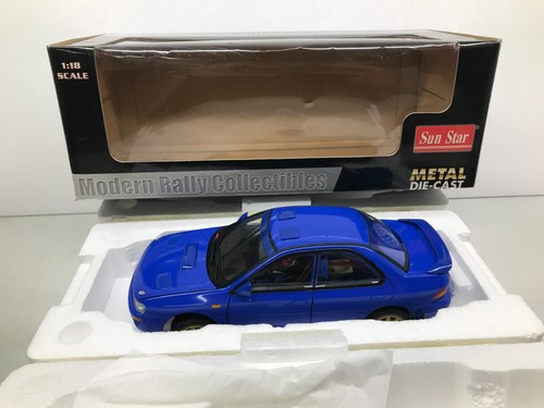 SUN STAR 4363 SUBARU IMPREZA WRC WRX STI 555 SOLBERG '03 -BLUE 1:18- GOOD IN BOX - Imagen 2 de 12