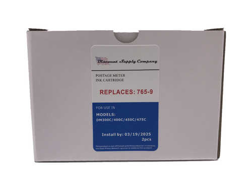 Digital Mailing System 765-9 Pitney Bowes Red Postage Ink 2pk/Two pack - Picture 2 of 4
