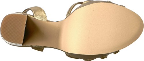 Rachel Zoe Charlotte Gold Metallic Platform Sandal Size 9 New W/ Minor Defect - Picture 4 of 21