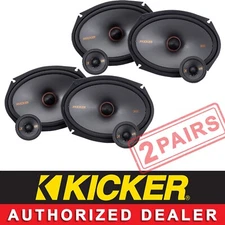 2 KICKER 51KSS269 CAR AUDIO 6"X9" KS FACTORY REPLACEMENT SPEAKER SYSTEM 2 PAIRS