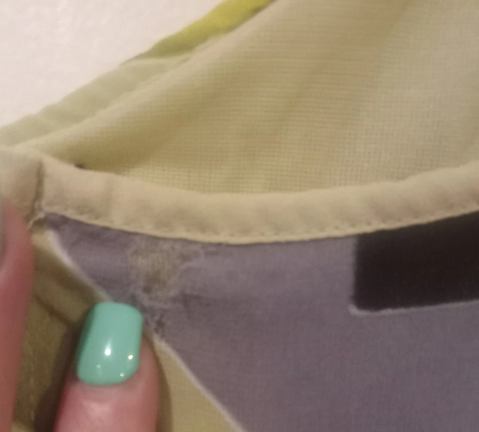 Vestido boho Millennium vintage Y2K Geométrico 2000 correa cónica grande Foto 4 de 4