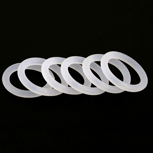 Silicone Ring CS 1mm OD 5mm-50mm White Silicon Gasket Food Grade Rubber O-ring - Picture 3 of 5