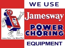 Jamesway Power Choring Equipment NEW METAL SIGN: 9x12" Free Shipping