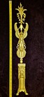 DECORATIVE RESIN MOULDING LOUIS XVI ANTIQUE APPLIQUE GILT WHITE WALL DECORATION