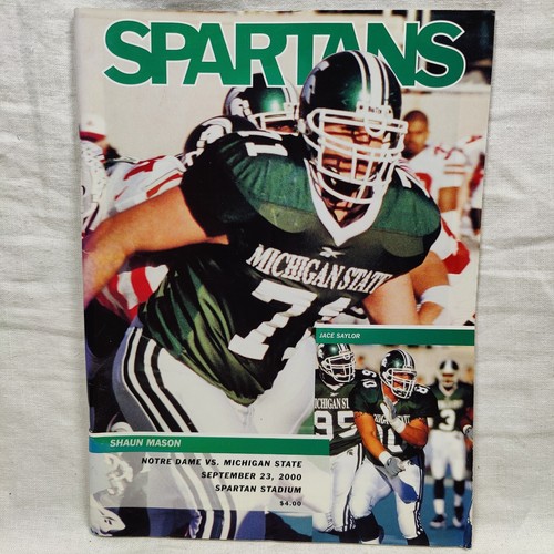 Lot 4 Michigan State Spartans Football Programme 1998 1999 2000 2008 - Bild 22 von 24