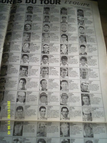 2 NUMEROS L EQUIPE 1995 TOUR DE FRANCE INDURAIN AVEC POSTER 189 COUREURS - Imagen 5 de 7