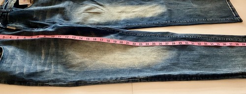 NWT Lee Cooper London Leigh 2015 $99 Distress Acid Jeans 34x32 (actual 35x31) - Picture 16 of 20