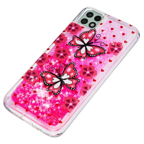 Moving Liquid Glitter Case For Samsung Galaxy A12 A22 5G A52s Pretty Phone Cover - Zdjęcie 47 z 90