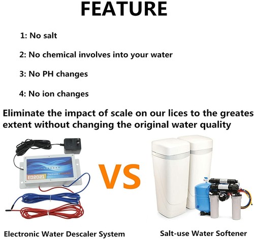 Electronic Water Descaler System Alternative Salt Free Water Softener - Picture 5 of 9