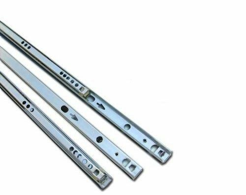 4 Paia Cuscinetti a Sfera in Metallo Cassetto Runner Pr 214mm Profondità di Tiraggio per 17mm - Foto 6 di 7