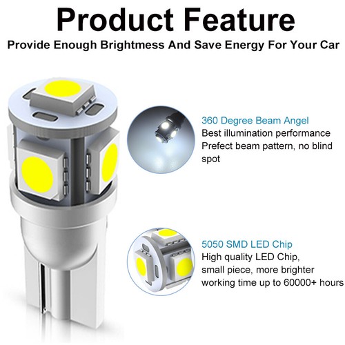 4Pcs LED Dashboard Instrument Panel Dash Light Bulbs for 1998-2007 Peterbilt 379 - Picture 7 of 9