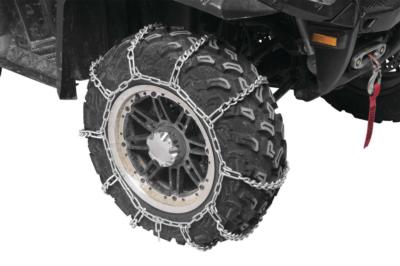 New PAIR 2 Link TIRE CHAINS 18x9.5x8 fits many Kawasaki Mule Teryx UTV Vehicle