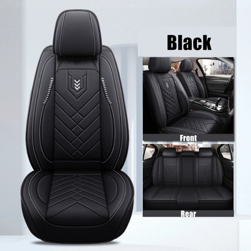 For ACURA RDX 2008-2023 Faux Leather Seat Cover Front + Rear Protector Cushion - Picture 4 of 14